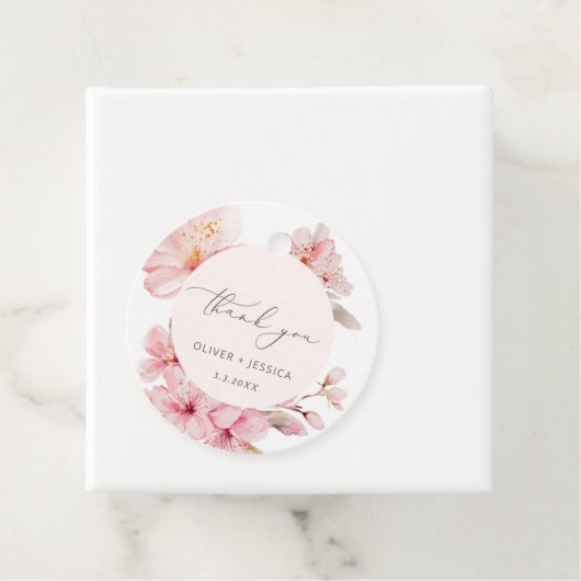 桜さくらんぼ結婚の花 フェイバータグ (インサイチュ)