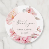 桜さくらんぼ結婚の花 フェイバータグ (正面)