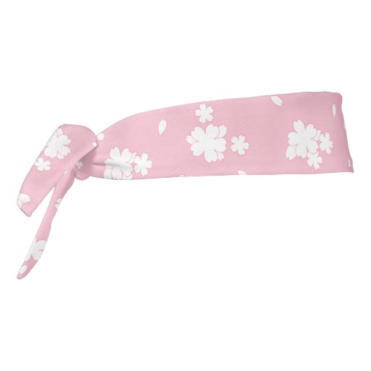 桜さくらんぼ花の花模様 タイヘッドバンド (回転270)