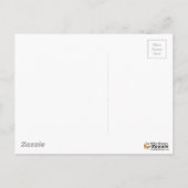 桜さくらんぼ花ピンク淡い色のリフレクション ポストカード (裏面)