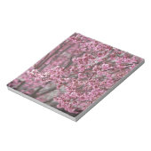 桜さくらんぼ花ピンク色 ノートパッド (回転)