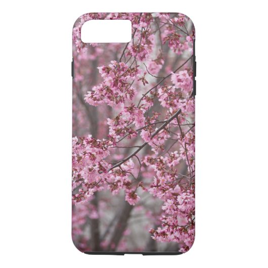 桜さくらんぼ花ピンク色 Case-Mate iPhoneケース (裏面)