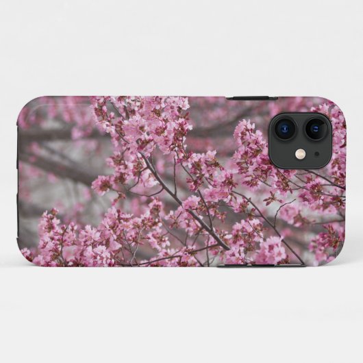 桜さくらんぼ花ピンク色 Case-Mate iPhoneケース (裏面(横))
