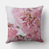 桜さくらんぼ花ピ淡い色のンク クッション (裏面)