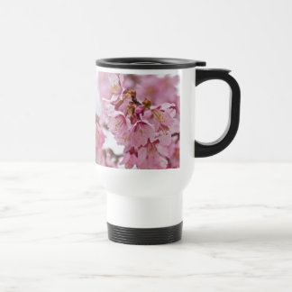 桜さくらんぼ花ピ淡い色のンク トラベルマグ