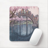 桜さくらんぼ花亀井戸川橋日本 マウスパッド (マウス)