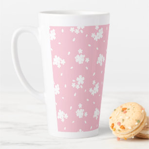 桜さくらんぼ花模様 カフェラテマグ