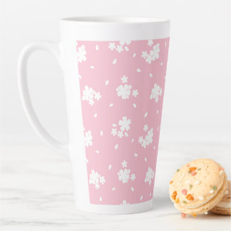 桜さくらんぼ花模様 カフェラテマグ