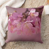 桜さくらんぼ花繊細なピンクブーケ クッション (ブランケット)