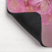 桜さくらんぼ花繊細なピンクブーケ マウスパッド (コーナー)