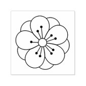 桜さくらんぼ花花カラーミー セルフインキングスタンプ (デザイン)