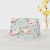 桜さくらんぼ花 カード (黄色い花)