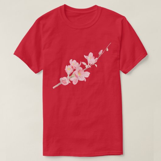 桜さくらんぼ花 Tシャツ (デザイン正面)