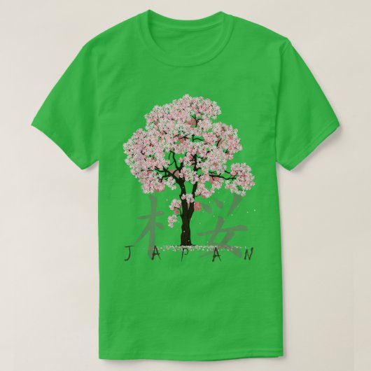桜さくらんぼ花 Tシャツ (デザイン正面)