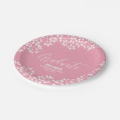 桜さくらんぼ開花パーティー ペーパープレート (アングル)