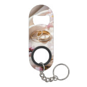 桜とウェディングリング キーホルダー栓抜き (裏面)