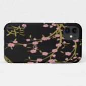 桜とゴールドブラックの日本屏風 Case-Mate iPhoneケース (裏面(横))
