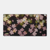 桜とゴールド ブラック 美しい ♡ デスクマット (正面)