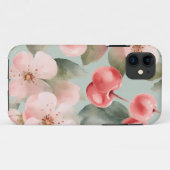 桜とチェリーの春アート Case-Mate iPhoneケース (裏面(横))