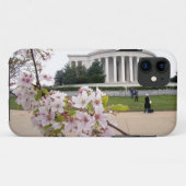 桜とトーマス・ジェファーソン記念館 Case-Mate iPhoneケース (裏面(横))