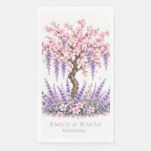 桜とラベンダーの木の結婚式 (正面)