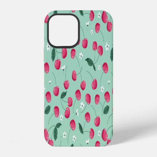 桜と夏の祭典デザイン iPhoneケース (裏面)