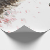 桜と猫と蝶 (11) ラッピングペーパー (角)
