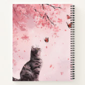 桜と猫と蝶 (12) ノートブック (裏面)