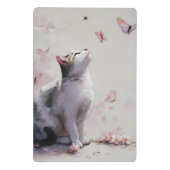 桜と猫と蝶 (13) ミニクリップボード (裏面)