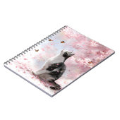 桜と猫と蝶 (1) ノートブック (左側)