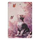 桜と猫と蝶 (2) ミニクリップボード (裏面)