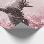 桜と猫と蝶 (7) ラッピングペーパー (角)
