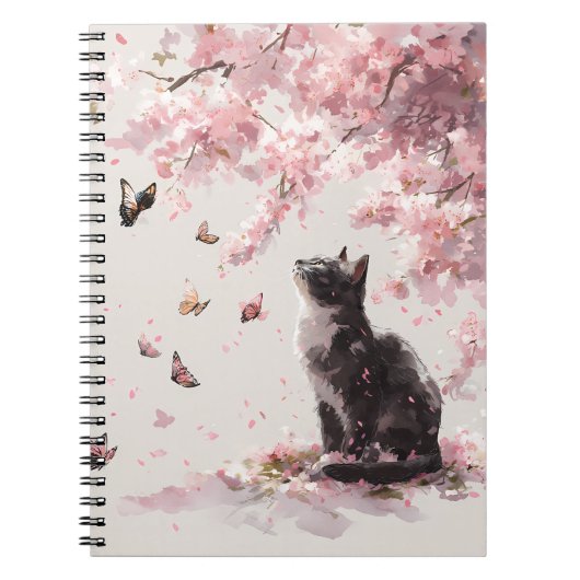 桜と猫と蝶 (9) ノートブック (正面)