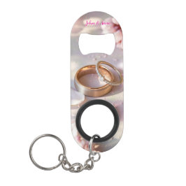 桜と結婚指輪 #2 キーホルダー栓抜き