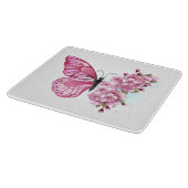 桜と蝶の花 カッティングボード (角)