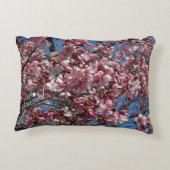 桜と青空の春の花 アクセントクッション (裏面)