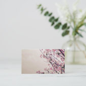 桜によっては名刺が開花します 名刺 (スタンド正面)