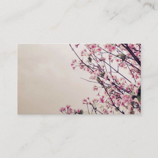 桜によっては名刺が開花します 名刺 (正面)