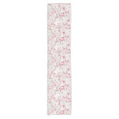 桜によっては枝ピンクの開花が開花します ショートテーブルランナー (正面)