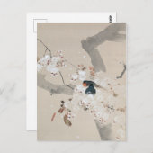 桜に燕、渡辺暁星 ポストカード (正面/裏面)