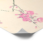 桜に鳥, 小原古邨 Bird & Cherry Blossoms, Ohara Koson ポスター (角)