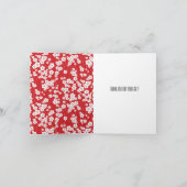 桜のお礼 サンキューカード (内部)