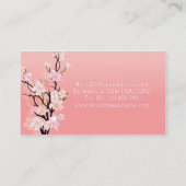 桜のかわいいの桜 名刺 (裏面)