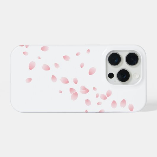 桜のそよ風ミニマリスト iPhoneケース (裏面横)