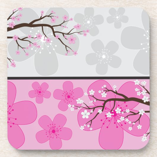 桜ののぼり旗 コースター (正面)