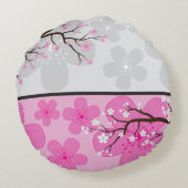 桜ののぼり旗 ラウンドクッション (裏面)