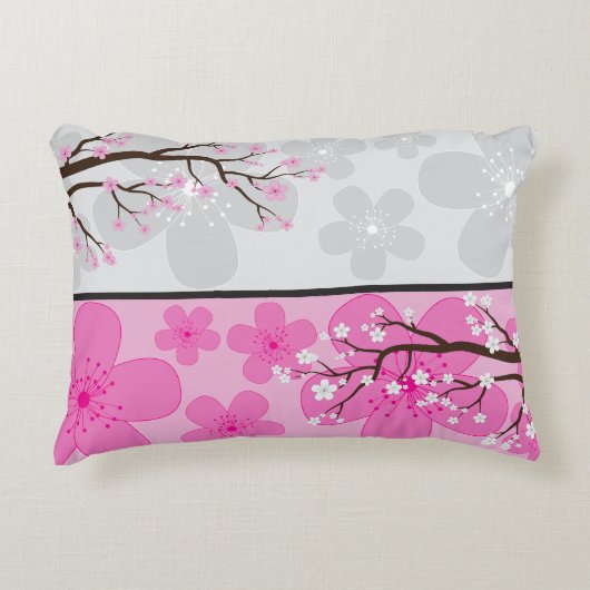桜ののぼり アクセントクッション (正面)