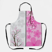 桜ののぼり エプロン (正面)