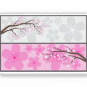 桜ののぼり シール (正面)