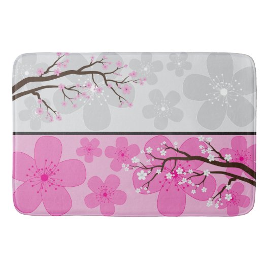 桜ののぼり バスマット (正面)